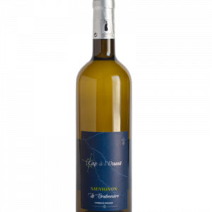 CAP A L OUEST  IGP sauvignon. Vin blanc sec tranquille-carton de 6 bouteilles