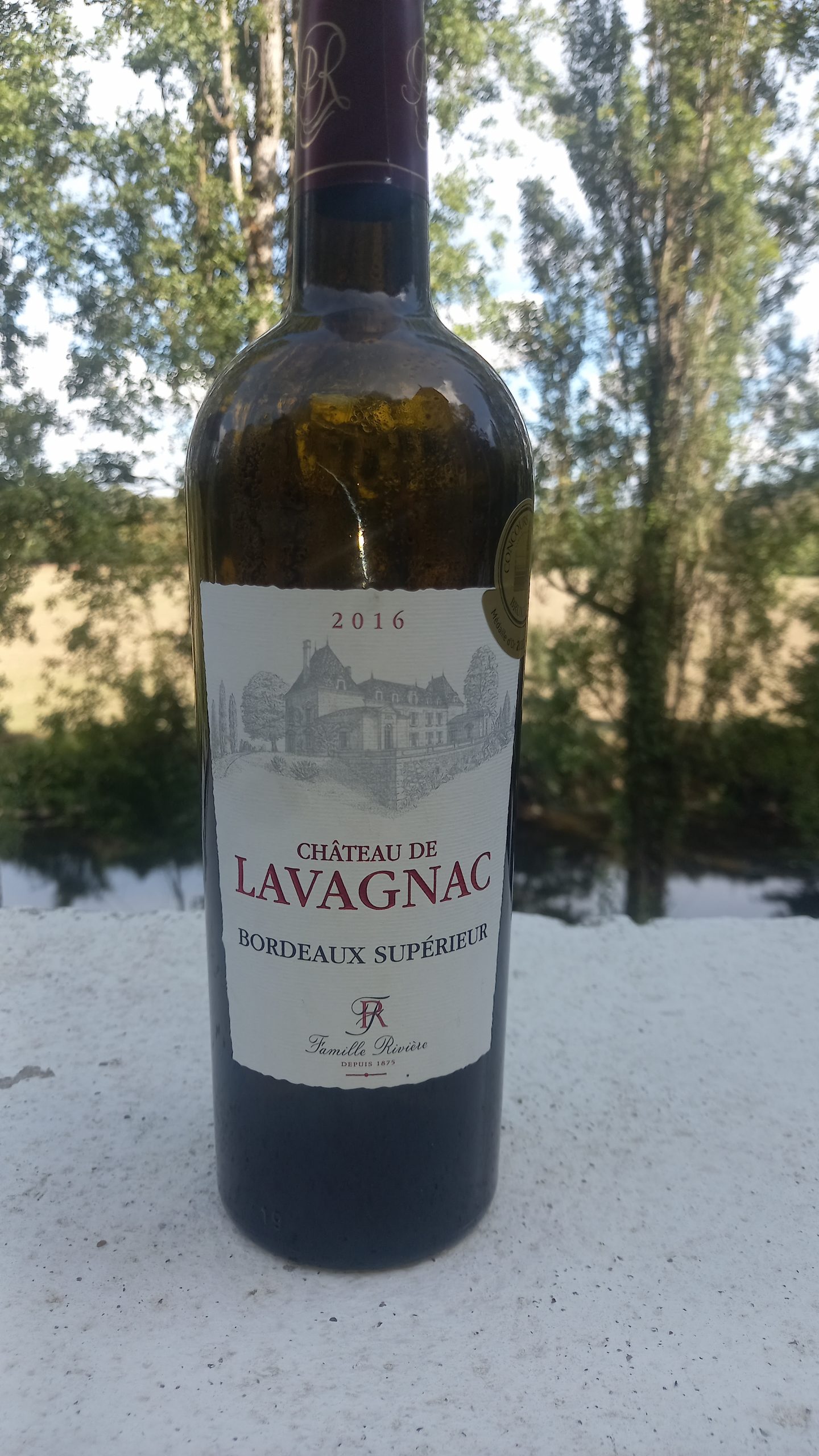 CHATEAU DE LAVAGNAC - BORDEAUX SUPERIEUR 2016- CART 6